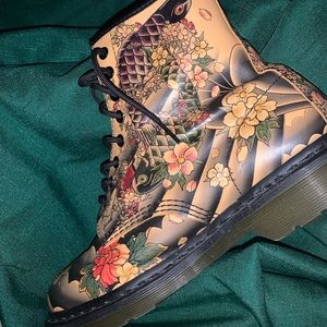 Koi Fish Tattoo Doc Martens